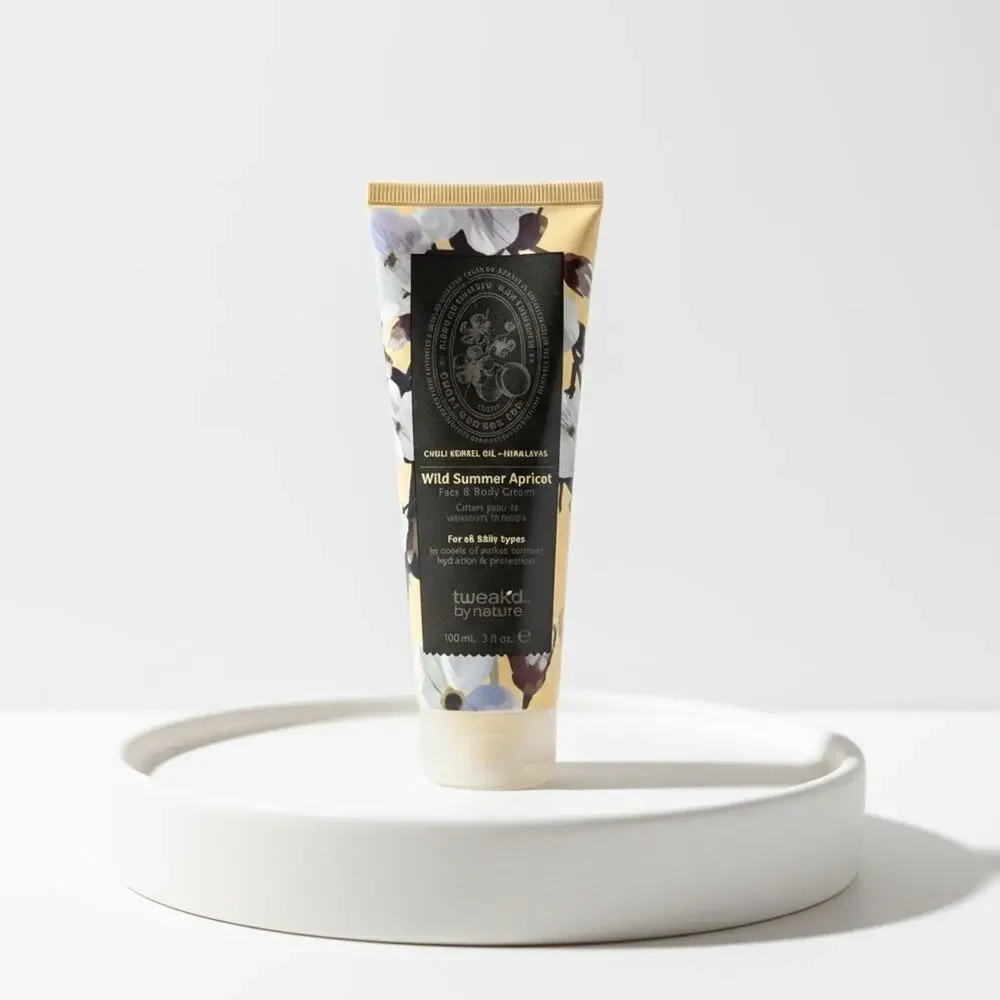 Tweak'd By Nature face and body cream ~ Wild Summer Apricot ~ 3 oz travel (m1.5